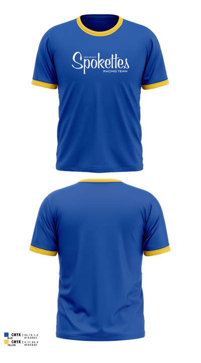 New Mexico Spokettes Racing Team 71010513 Short Sleeve Performance Shirt - 2