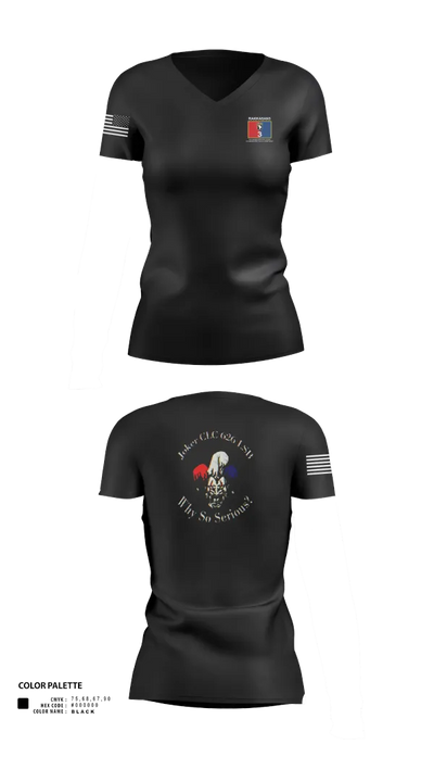 Joker CLC 66791397 Women's Short Sleeve V-neck Shirt - 20