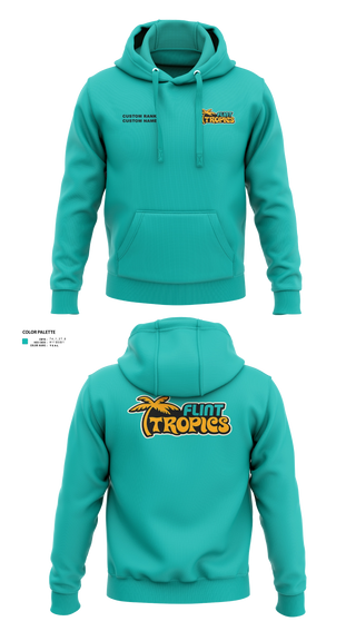 Hoodie, Flint Tropics, , Teamtime, Team time, sublimation, custom sports apparel, team uniforms, spirit wear, spiritwear, sports uniforms, custom shirts, team store, custom team store, fundraiser sports, apparel fundraiser
