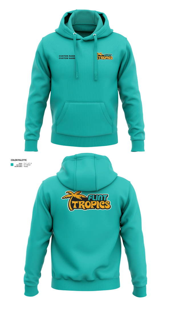 Hoodie, Flint Tropics, , Teamtime, Team time, sublimation, custom sports apparel, team uniforms, spirit wear, spiritwear, sports uniforms, custom shirts, team store, custom team store, fundraiser sports, apparel fundraiser