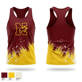 Mens Track Singlet, North Middle School Cross Country, Cross Country, Teamtime, Team time, sublimation, custom sports apparel, team uniforms, spirit wear, spiritwear, sports uniforms, custom shirts, team store, custom team store, fundraiser sports, apparel fundraiser