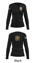School officer 37316747 Women's Long Sleeve V-neck Shirt - 35