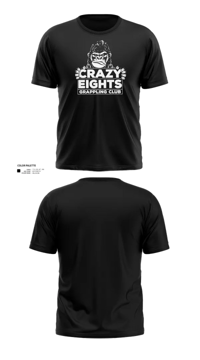 Crazy Eights Grappling Club 23765529 Short Sleeve Performance Shirt - 10