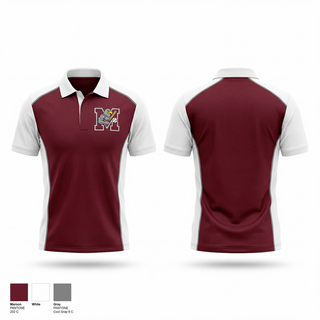 Short Sleeve Performance Polo, Mission Eagles, Baseball, Teamtime, Team time, sublimation, custom sports apparel, team uniforms, spirit wear, spiritwear, sports uniforms, custom shirts, team store, custom team store, fundraiser sports, apparel fundraiser