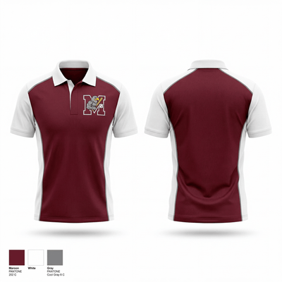 Mission Eagles 81630385 Short Sleeve Performance Polo - 1