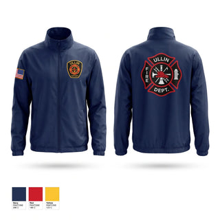 Windbreaker, Ullin Fire Rescue Department, Fire Department, Teamtime, Team time, sublimation, custom sports apparel, team uniforms, spirit wear, spiritwear, sports uniforms, custom shirts, team store, custom team store, fundraiser sports, apparel fundraiser