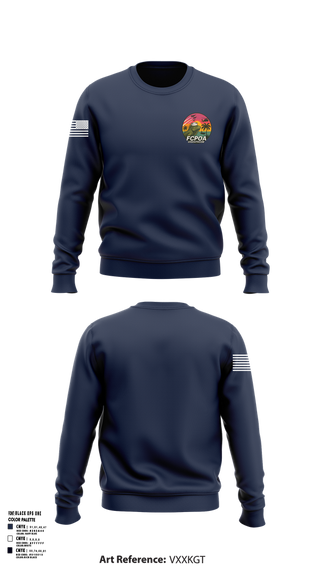 Crew Neck Sweatshirt, USSOUTHCOM FCPOA, , Teamtime, Team time, sublimation, custom sports apparel, team uniforms, spirit wear, spiritwear, sports uniforms, custom shirts, team store, custom team store, fundraiser sports, apparel fundraiser