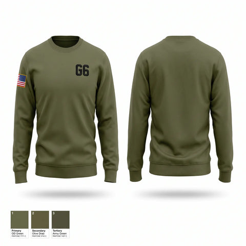Crew Neck Sweatshirt, G-6, Marines, Teamtime, Team time, sublimation, custom sports apparel, team uniforms, spirit wear, spiritwear, sports uniforms, custom shirts, team store, custom team store, fundraiser sports, apparel fundraiser