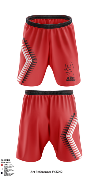 Athletic Shorts With Pockets, Nc state Wolfpack, , Teamtime, Team time, sublimation, custom sports apparel, team uniforms, spirit wear, spiritwear, sports uniforms, custom shirts, team store, custom team store, fundraiser sports, apparel fundraiser
