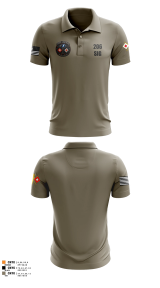 Short Sleeve Performance Polo, 206 Steel Lightning, Army, Teamtime, Team time, sublimation, custom sports apparel, team uniforms, spirit wear, spiritwear, sports uniforms, custom shirts, team store, custom team store, fundraiser sports, apparel fundraiser