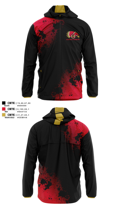 Windbreaker, Calaveras Jr RedHawks, , Teamtime, Team time, sublimation, custom sports apparel, team uniforms, spirit wear, spiritwear, sports uniforms, custom shirts, team store, custom team store, fundraiser sports, apparel fundraiser