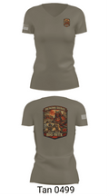 VRA-J, Okinawa 71317559 Women's Short Sleeve V-neck Shirt - 6