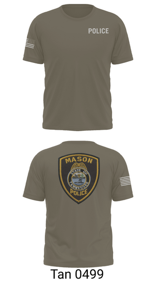 Old School Cotton Feel Shirt, Mason PD, Police, Teamtime, Team time, sublimation, custom sports apparel, team uniforms, spirit wear, spiritwear, sports uniforms, custom shirts, team store, custom team store, fundraiser sports, apparel fundraiser
