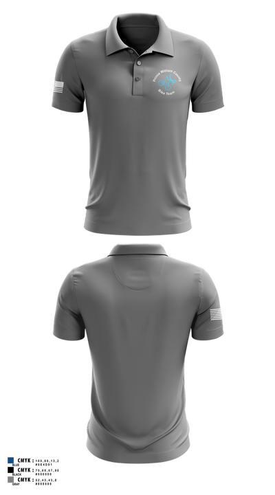 Prince William Bike Team 23723896 Short Sleeve Performance Polo - 3