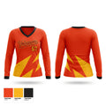 Volcanoes Women's Long Sleeve V-neck Shirt - 1