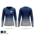Kettering Firebirds Women's Long Sleeve V-neck Shirt - 1