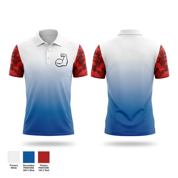 Short Sleeve Performance Polo, Young Guns, Ice Hockey, Teamtime, Team time, sublimation, custom sports apparel, team uniforms, spirit wear, spiritwear, sports uniforms, custom shirts, team store, custom team store, fundraiser sports, apparel fundraiser