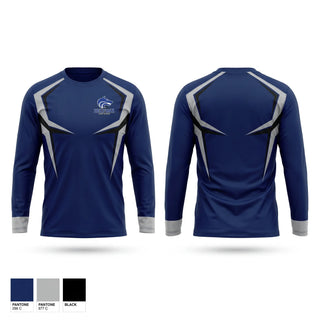 Long Sleeve Performance Shirt, Deltona Wolves, Men's Basketball, Teamtime, Team time, sublimation, custom sports apparel, team uniforms, spirit wear, spiritwear, sports uniforms, custom shirts, team store, custom team store, fundraiser sports, apparel fundraiser