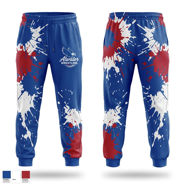 Sweatpants, Atwater Falcons, Wrestling, Teamtime, Team time, sublimation, custom sports apparel, team uniforms, spirit wear, spiritwear, sports uniforms, custom shirts, team store, custom team store, fundraiser sports, apparel fundraiser