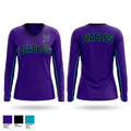 Diablos Women's Long Sleeve V-neck Shirt - 1