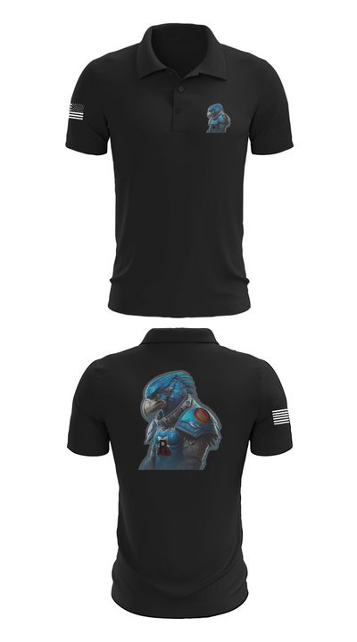 Battlehawks 56996020 Short Sleeve Performance Polo - 27
