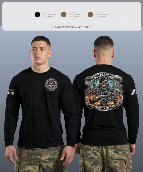 Long Sleeve Performance Shirt, Ghost Riders, , Teamtime, Team time, sublimation, custom sports apparel, team uniforms, spirit wear, spiritwear, sports uniforms, custom shirts, team store, custom team store, fundraiser sports, apparel fundraiser