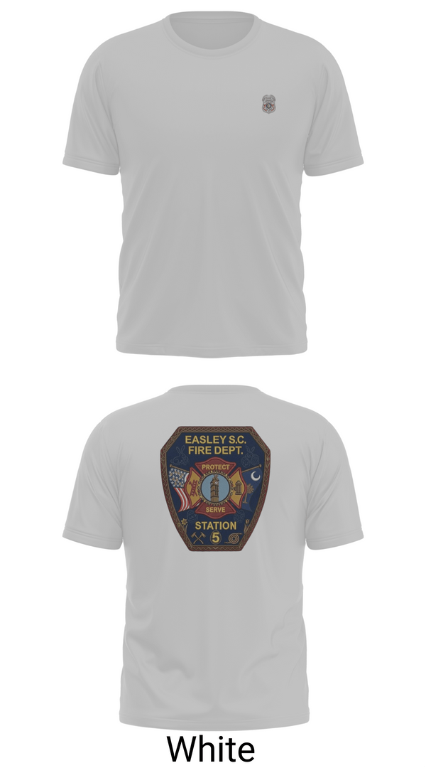 Short Sleeve Performance Shirt, Easley Fire Department, Fire Department, Teamtime, Team time, sublimation, custom sports apparel, team uniforms, spirit wear, spiritwear, sports uniforms, custom shirts, team store, custom team store, fundraiser sports, apparel fundraiser