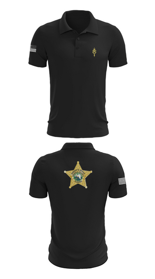 Short Sleeve Performance Polo, Osceola County Sheriff's Office, Police, Teamtime, Team time, sublimation, custom sports apparel, team uniforms, spirit wear, spiritwear, sports uniforms, custom shirts, team store, custom team store, fundraiser sports, apparel fundraiser