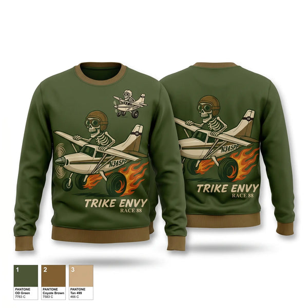 Crew Neck Sweatshirt, Trike Envy, Spirit Store, Teamtime, Team time, sublimation, custom sports apparel, team uniforms, spirit wear, spiritwear, sports uniforms, custom shirts, team store, custom team store, fundraiser sports, apparel fundraiser