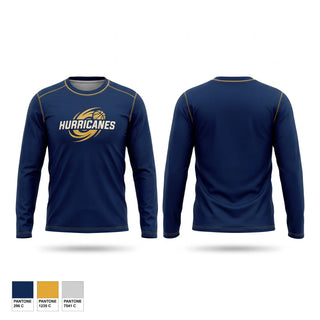 Long Sleeve Performance Shirt, Bluffton Hurricanes, Women's Basketball, Teamtime, Team time, sublimation, custom sports apparel, team uniforms, spirit wear, spiritwear, sports uniforms, custom shirts, team store, custom team store, fundraiser sports, apparel fundraiser