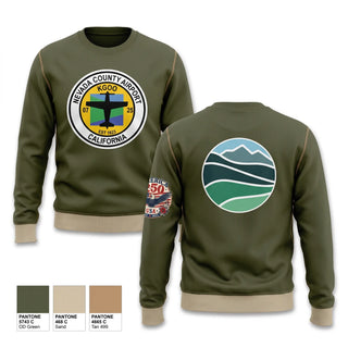 Crew Neck Sweatshirt, County of Nevada, , Teamtime, Team time, sublimation, custom sports apparel, team uniforms, spirit wear, spiritwear, sports uniforms, custom shirts, team store, custom team store, fundraiser sports, apparel fundraiser
