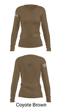 1MED 1280664 Women's Long Sleeve V-neck Shirt - 17
