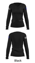 Wolf Combatives Women's Long Sleeve V-neck Shirt - 37