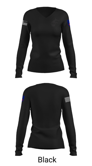 Womens Long Sleeve Vneck Shirt, Wolf Combatives, Army, Teamtime, Team time, sublimation, custom sports apparel, team uniforms, spirit wear, spiritwear, sports uniforms, custom shirts, team store, custom team store, fundraiser sports, apparel fundraiser
