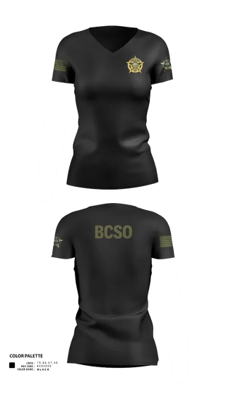 Womens Short Sleeve Vneck Shirt, Bracken County Sheriff’s Office, Police, Teamtime, Team time, sublimation, custom sports apparel, team uniforms, spirit wear, spiritwear, sports uniforms, custom shirts, team store, custom team store, fundraiser sports, apparel fundraiser