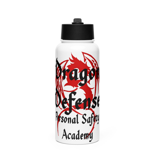 Dragon Defense LLC 77711747 Stainless Steel Water Bottle with a Straw Lid