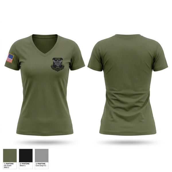 Womens Short Sleeve Vneck Shirt, Grant County Tactical Response Team, Police, Teamtime, Team time, sublimation, custom sports apparel, team uniforms, spirit wear, spiritwear, sports uniforms, custom shirts, team store, custom team store, fundraiser sports, apparel fundraiser