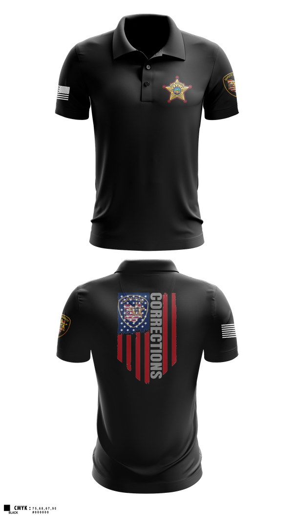 Short Sleeve Performance Polo, Ottawa County Sheriff’s Office, Police, Teamtime, Team time, sublimation, custom sports apparel, team uniforms, spirit wear, spiritwear, sports uniforms, custom shirts, team store, custom team store, fundraiser sports, apparel fundraiser