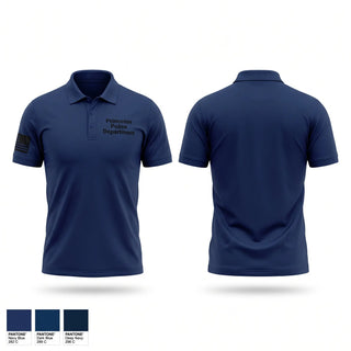 Short Sleeve Performance Polo, Princeton Police Department, Police, Teamtime, Team time, sublimation, custom sports apparel, team uniforms, spirit wear, spiritwear, sports uniforms, custom shirts, team store, custom team store, fundraiser sports, apparel fundraiser