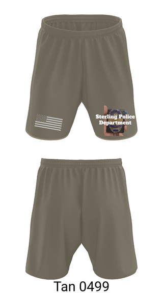 Athletic Shorts With Pockets, Sterling Police Department, Police, Teamtime, Team time, sublimation, custom sports apparel, team uniforms, spirit wear, spiritwear, sports uniforms, custom shirts, team store, custom team store, fundraiser sports, apparel fundraiser