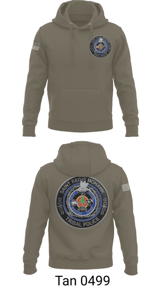 Hoodie, Saint Regis Mohawk Tribal Police, Police, Teamtime, Team time, sublimation, custom sports apparel, team uniforms, spirit wear, spiritwear, sports uniforms, custom shirts, team store, custom team store, fundraiser sports, apparel fundraiser