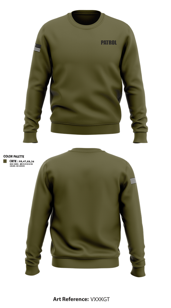 Crew Neck Sweatshirt, Patrol, Police, Teamtime, Team time, sublimation, custom sports apparel, team uniforms, spirit wear, spiritwear, sports uniforms, custom shirts, team store, custom team store, fundraiser sports, apparel fundraiser
