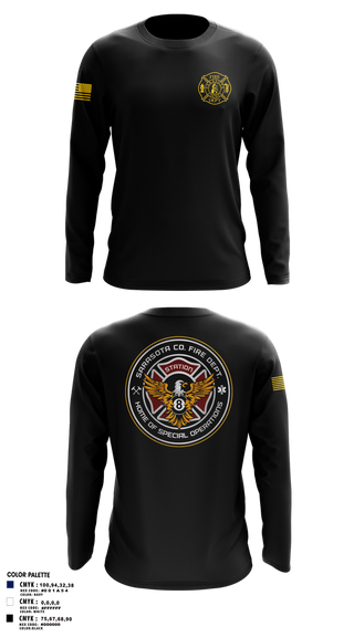 Long Sleeve Performance Shirt, Sarasota County Fire Department, , Teamtime, Team time, sublimation, custom sports apparel, team uniforms, spirit wear, spiritwear, sports uniforms, custom shirts, team store, custom team store, fundraiser sports, apparel fundraiser