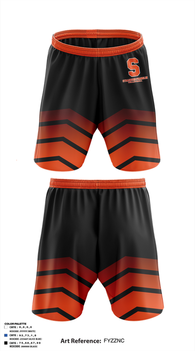 Strasburg-Franklin Volleyball 61197463 Athletic Shorts With Pockets - 2
