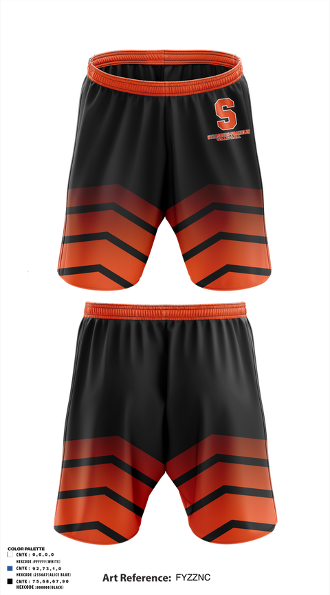 Athletic Shorts With Pockets, Strasburg-Franklin Volleyball, Women's Volleyball, Teamtime, Team time, sublimation, custom sports apparel, team uniforms, spirit wear, spiritwear, sports uniforms, custom shirts, team store, custom team store, fundraiser sports, apparel fundraiser