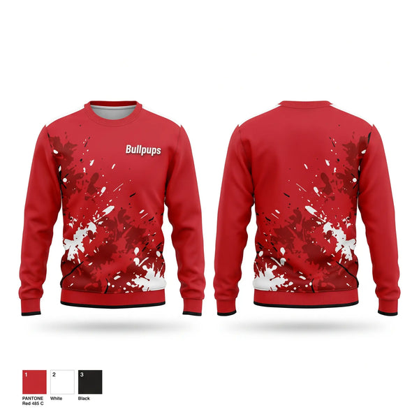 Crew Neck Sweatshirt, Bullpups, , Teamtime, Team time, sublimation, custom sports apparel, team uniforms, spirit wear, spiritwear, sports uniforms, custom shirts, team store, custom team store, fundraiser sports, apparel fundraiser