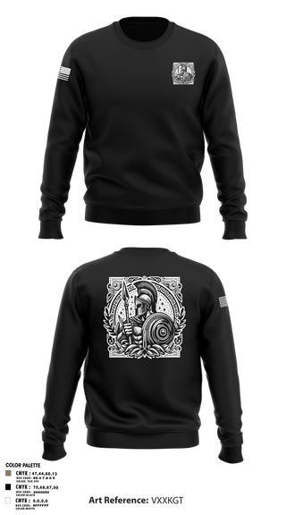 Crew Neck Sweatshirt, Detachment 9, Army, Teamtime, Team time, sublimation, custom sports apparel, team uniforms, spirit wear, spiritwear, sports uniforms, custom shirts, team store, custom team store, fundraiser sports, apparel fundraiser