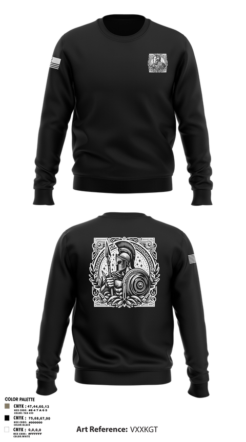 Crew Neck Sweatshirt, Detachment 9, Army, Teamtime, Team time, sublimation, custom sports apparel, team uniforms, spirit wear, spiritwear, sports uniforms, custom shirts, team store, custom team store, fundraiser sports, apparel fundraiser
