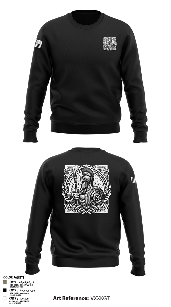 Crew Neck Sweatshirt, Detachment 9, Army, Teamtime, Team time, sublimation, custom sports apparel, team uniforms, spirit wear, spiritwear, sports uniforms, custom shirts, team store, custom team store, fundraiser sports, apparel fundraiser