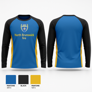 Long Sleeve Performance Shirt, North Brunswick fire, Men's Soccer, Teamtime, Team time, sublimation, custom sports apparel, team uniforms, spirit wear, spiritwear, sports uniforms, custom shirts, team store, custom team store, fundraiser sports, apparel fundraiser